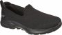 Skechers Go Walk 6 Clear Virtue 124505-BBK Vrouwen Zwart Sneakers Sportschoenen - Thumbnail 7