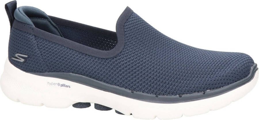 Skechers Go Walk 6-Clear Virtue Dames Instappers Donkerblauw