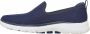 Skechers Go Walk 6 Clear Virtue 124505 NVY Vrouwen Marineblauw Sneakers Sportschoenen - Thumbnail 5
