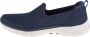 Skechers Go Walk 6 Clear Virtue 124505 NVY Vrouwen Marineblauw Sneakers Sportschoenen - Thumbnail 8