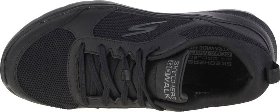 Skechers Go Walk 6 Compete 216203WW-BBK Mannen Zwart Sneakers Sportschoenen