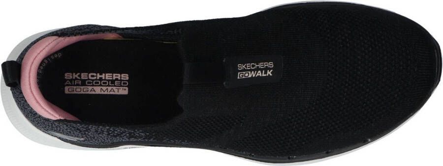 Skechers Go Walk 6 Glimmering Instapper Vrouwen Zwart