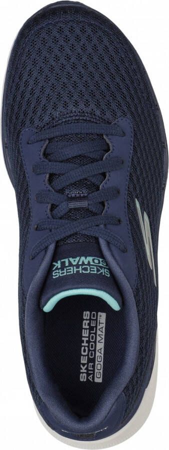 Skechers Go Walk 6 Iconic Vision 124514-NVTQ Vrouwen Marineblauw Sneakers Sportschoenen - Foto 7