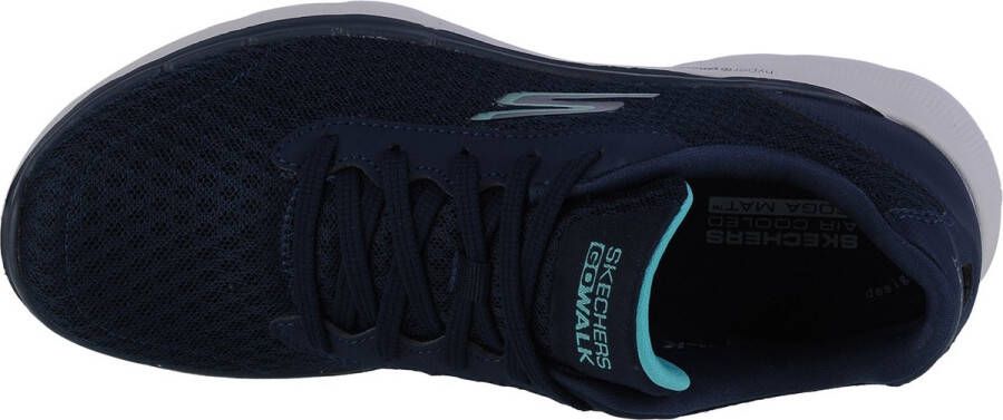 Skechers Go Walk 6 Iconic Vision 124514-NVTQ Vrouwen Marineblauw Sneakers Sportschoenen - Foto 8