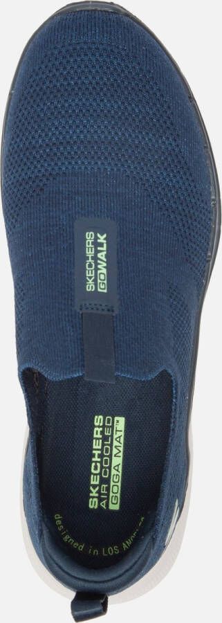 Skechers GO Walk 6 instappers blauw Textiel