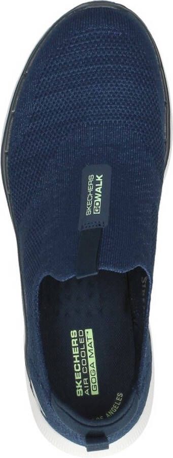 Skechers GO Walk 6 instappers blauw Textiel Dames