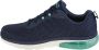 Skechers Go Walk Air 2.0-Dynamic Virtue 124354-NVTQ Vrouwen Marineblauw Sneakers - Thumbnail 3