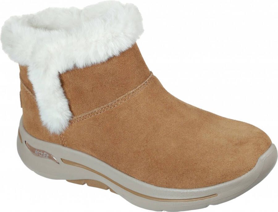 Skechers Go Walk Arch Fit bruin winterlaarzen dames (144400 CSNT) - Foto 2