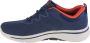 Skechers Go Walk Arch Fit-Clinton 216254-NVY Mannen Marineblauw Sneakers - Thumbnail 6