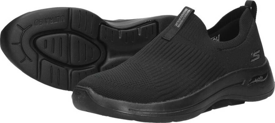 Skechers Go Walk Arch Fit Dames Sneakers Black