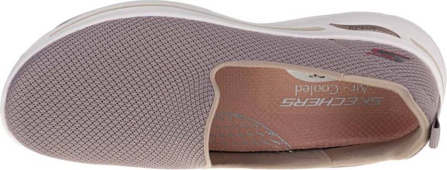 Skechers Go Walk Arch Fit Grateful Dames Instappers Taupe