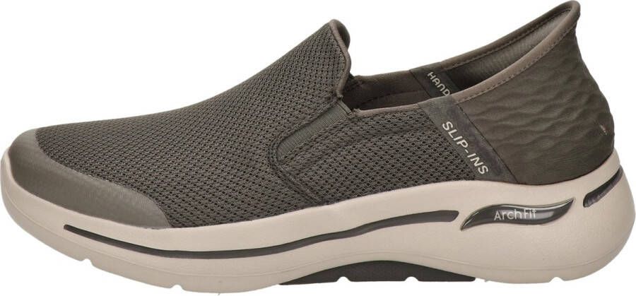 Skechers Go Walk Arch Fit Hands Free Instapper taupe