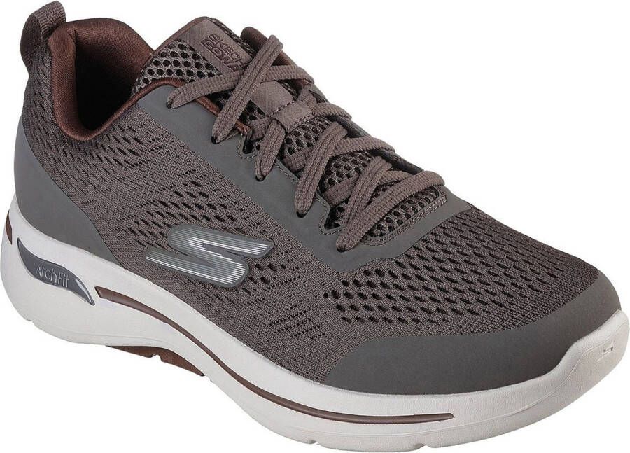Skechers Go Walk Arch Fit-Idyllic Heren Sneakers Taupe - Foto 3