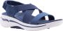 Skechers Sandalen Go Walk Arch Fit Treasured 140257 NVY Blauw - Thumbnail 9