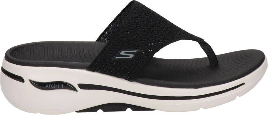 Skechers Comfortabele Arch Fit Flip Flops Gray Dames - Foto 4