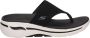 Skechers Comfortabele Arch Fit Flip Flops Gray Dames - Thumbnail 4