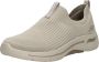 Skechers Go Walk Arch Fit Iconic Sportief taupe - Thumbnail 2