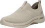 Skechers Go Walk Arch Fit Iconic Sportief taupe - Thumbnail 3