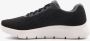 Skechers Go Walk Flex heren wandelschoenen zwart wit - Thumbnail 5