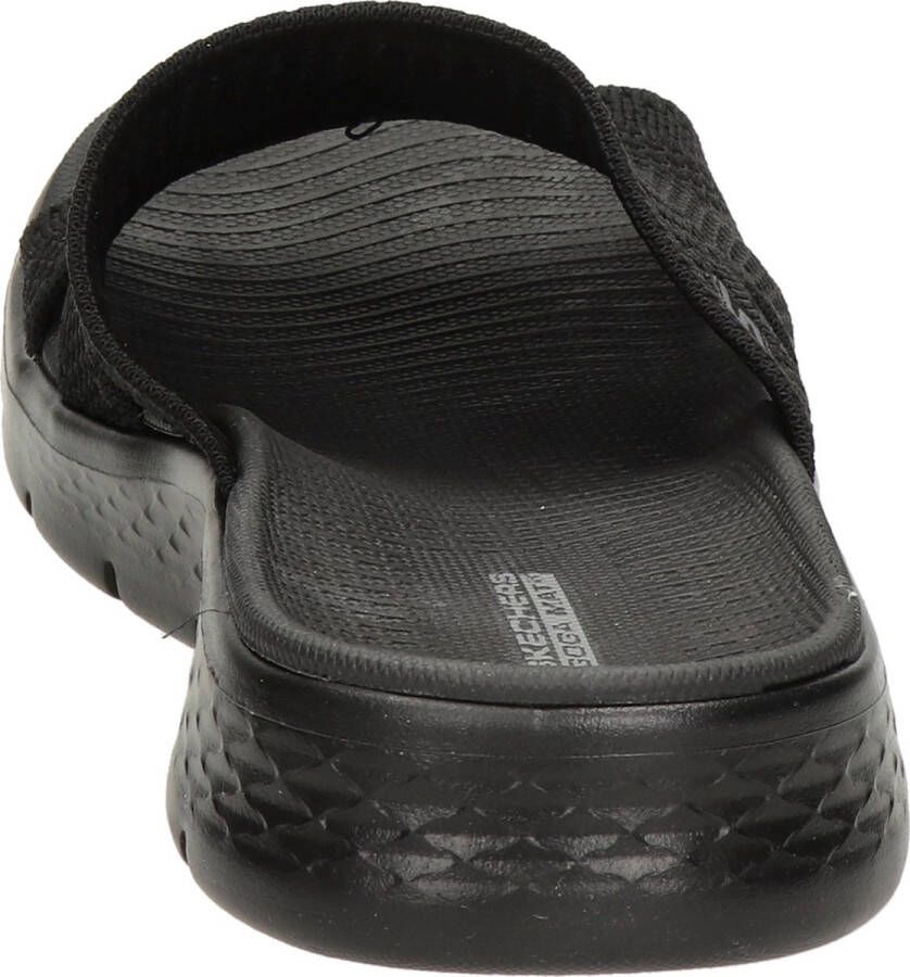 Skechers Go Walk Flex Zandal Elation Dames Sandalen Zwart