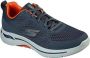 Skechers Go Walk Arch Fit 216116-CCOR Mannen Grijs Sneakers - Thumbnail 6