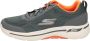 Skechers Go Walk Arch Fit 216116-CCOR Mannen Grijs Sneakers - Thumbnail 9