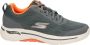 Skechers Go Walk Arch Fit 216116-CCOR Mannen Grijs Sneakers - Thumbnail 12