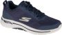 Skechers Go Walk Arch Fit 216116-NVGD Mannen Marineblauw Sneakers - Thumbnail 5