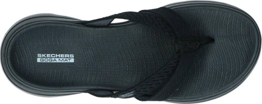 Skechers Go Walk Sun Kiss dames slipper Zwart