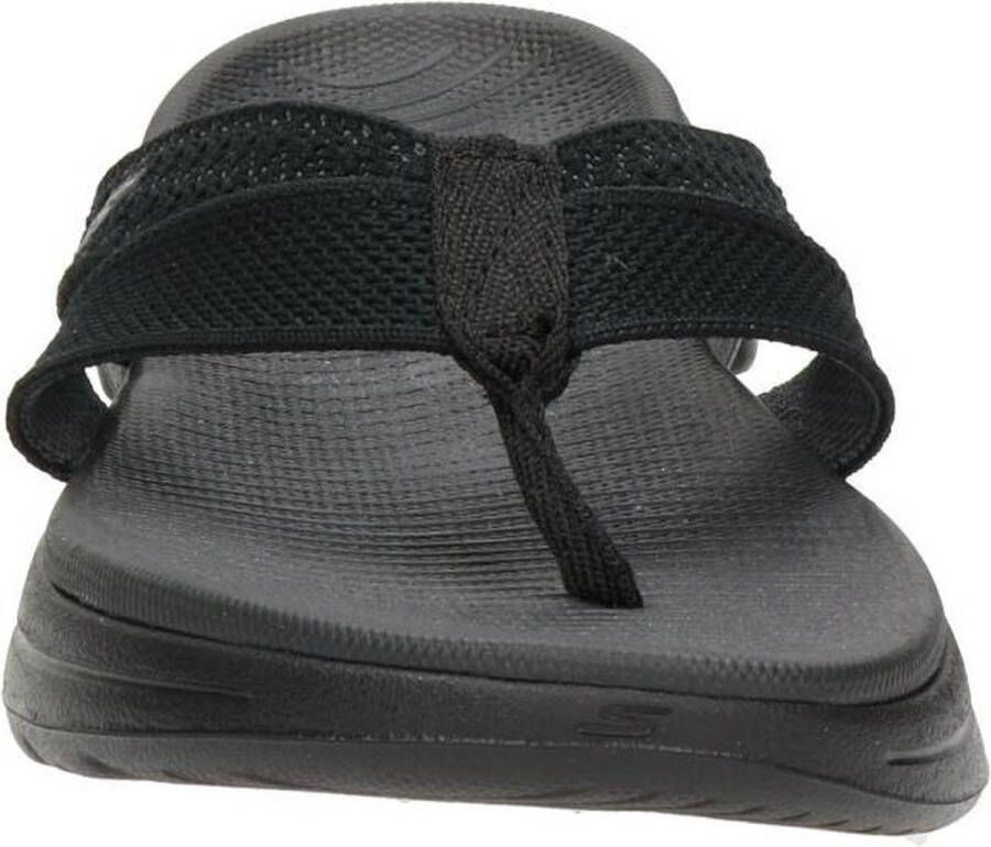 Skechers Go Walk Sun Kiss dames slipper Zwart