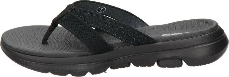 Skechers Go Walk Sun Kiss dames slipper Zwart