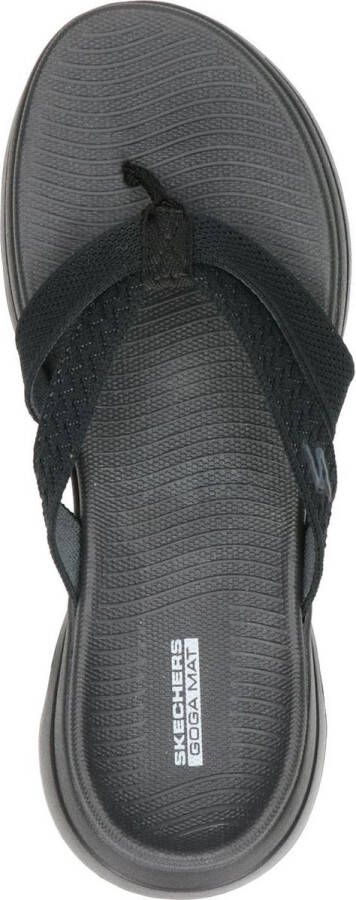 Skechers Go Walk Sun Kiss dames slipper Zwart