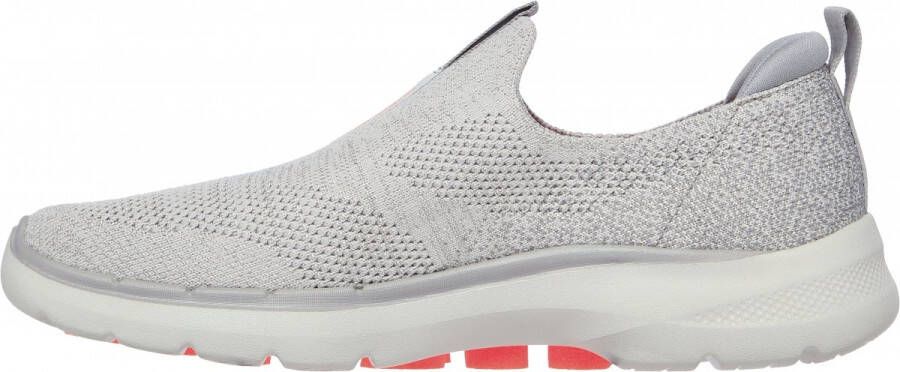 Skechers Go Walk 6 124502 GYCL Vrouwen Grijs Sneakers Sportschoenen - Foto 12