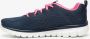 Skechers Graceful Get Connected dames sneakers Blauw - Thumbnail 10