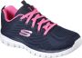 Skechers Graceful Get Connected dames sneakers Blauw - Thumbnail 14