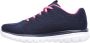 Skechers Sportschoenen Dames GRACEFUL-GET CONNECTED 12615 NVHP Navy Hot Pink - Thumbnail 5