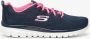 Skechers Sportschoenen Dames GRACEFUL-GET CONNECTED 12615 NVHP Navy Hot Pink - Thumbnail 7