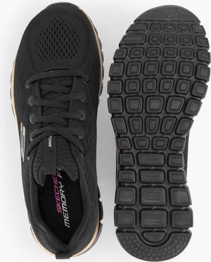 Skechers Graceful Get Connected sneaker zwart