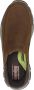 Skechers Bruin Leren Textiel Instapper met Comfortabel Voetbed Brown Heren - Thumbnail 9