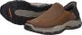 Skechers Bruin Leren Textiel Instapper met Comfortabel Voetbed Brown Heren - Thumbnail 10