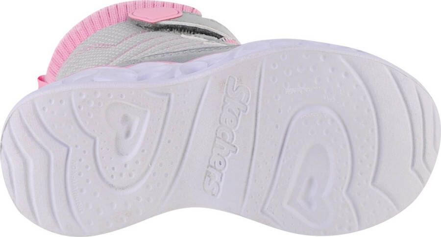 Skechers Heart Lights Heart Chaser 20287N-GYPK voor meisje Grijs Laarzen Sneeuw laarzen
