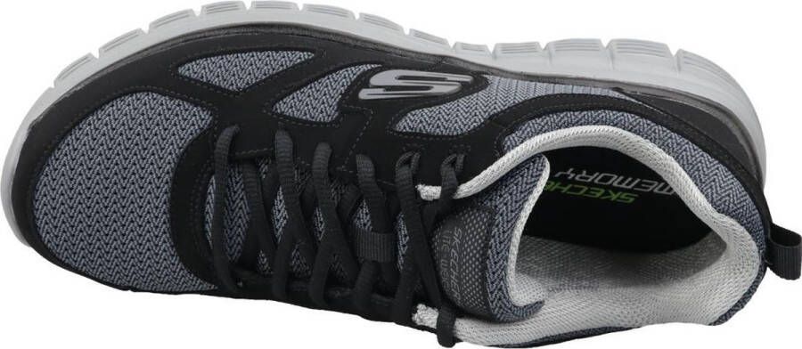 Skechers Heren Zwarte lightweight sneaker memory foam