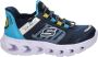 Skechers Hands Free Slip-ins S-Lights jongens sneaker Blauw multi - Thumbnail 5