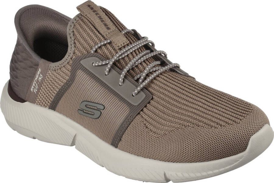 Skechers Ingram Brackett Sneakers taupe Textiel Heren