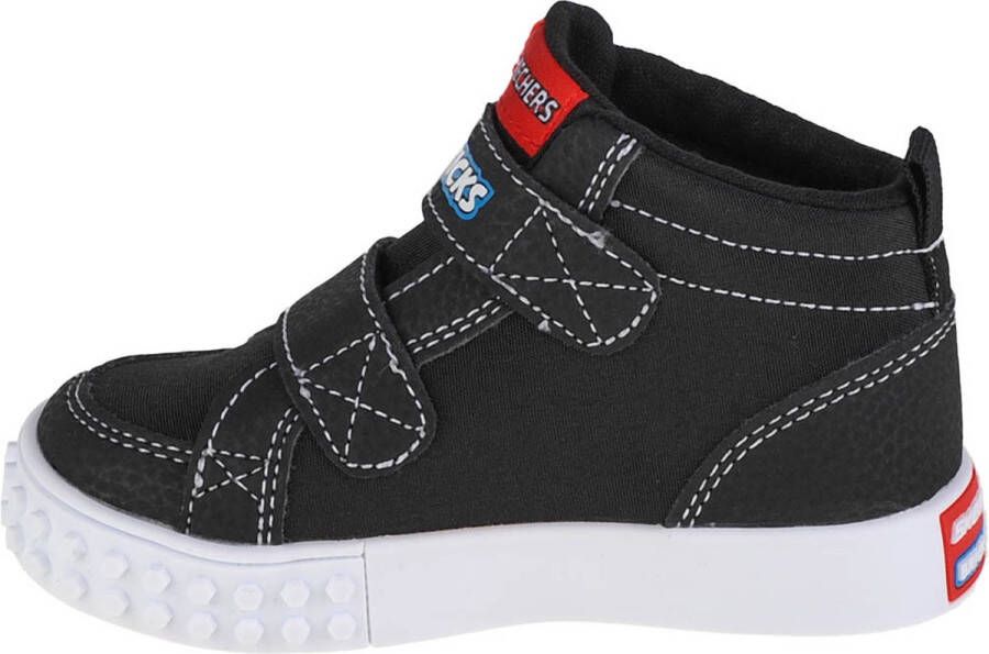 Skechers Kinderen; Sneakers bakstenen schoppen Kool Bricks Black Heren - Foto 4