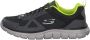 Skechers Track-Bucolo 52630-CCLM Mannen Grijs Trainingschoenen Sportschoenen - Thumbnail 5