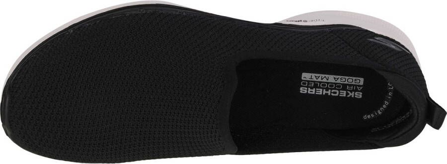 Skechers Go Walk 6 Clear Virtue 124505-BKW Vrouwen Zwart Sneakers Sportschoenen - Foto 3