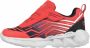 Skechers Magna Lights Jongens Sneakers Rood Zwart - Thumbnail 4