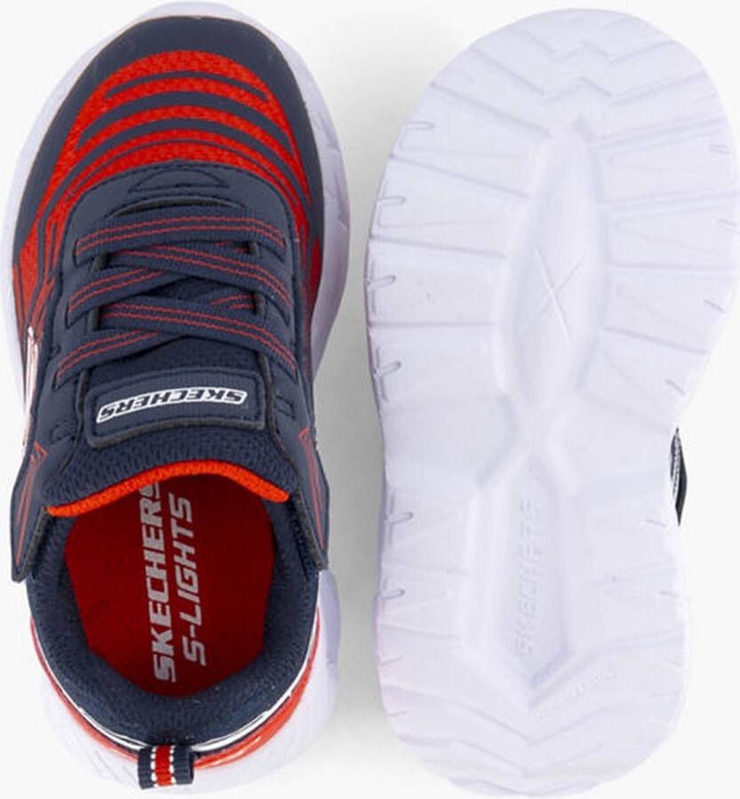 Skechers Magna Lights sneakers met lichtjes donkerblauw Jongens Textiel 27 - Foto 11