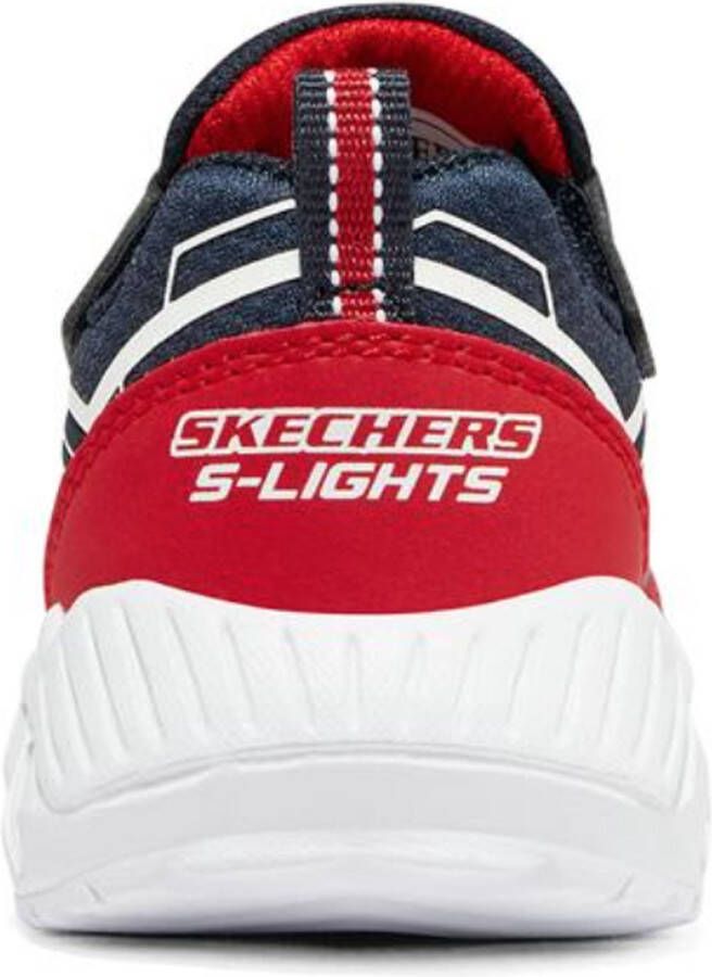 Skechers Magna Lights sneakers met lichtjes donkerblauw Jongens Textiel 27 - Foto 6